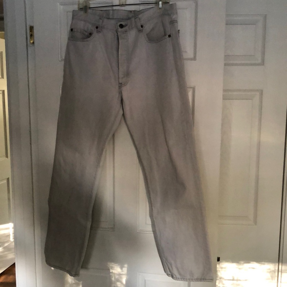 Levi’s 501 Jeans Size 32x32 Women’s High Rise Button Down White Washed